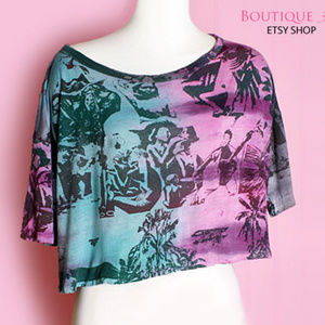 1980's Vintage HIP HOP T-Shirt Graphic Print